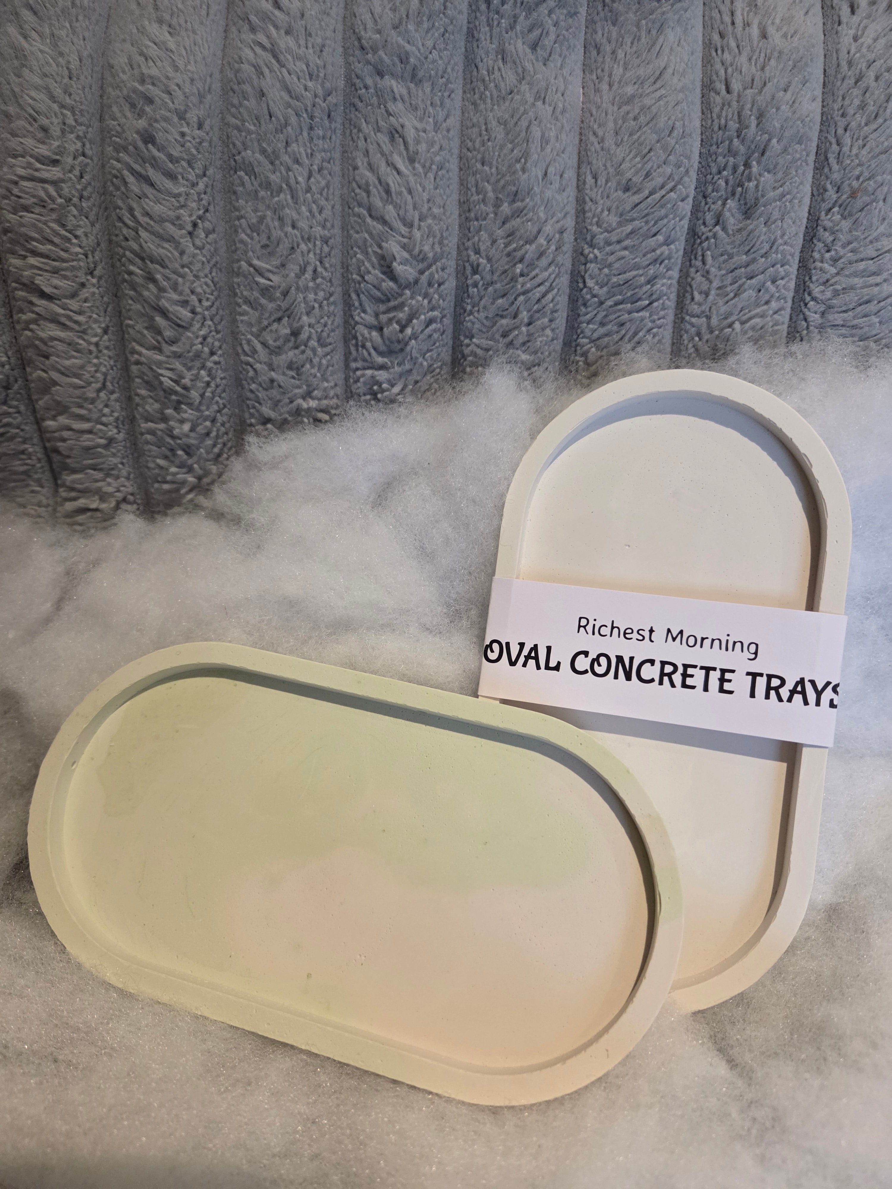 Oval Concrete Tray